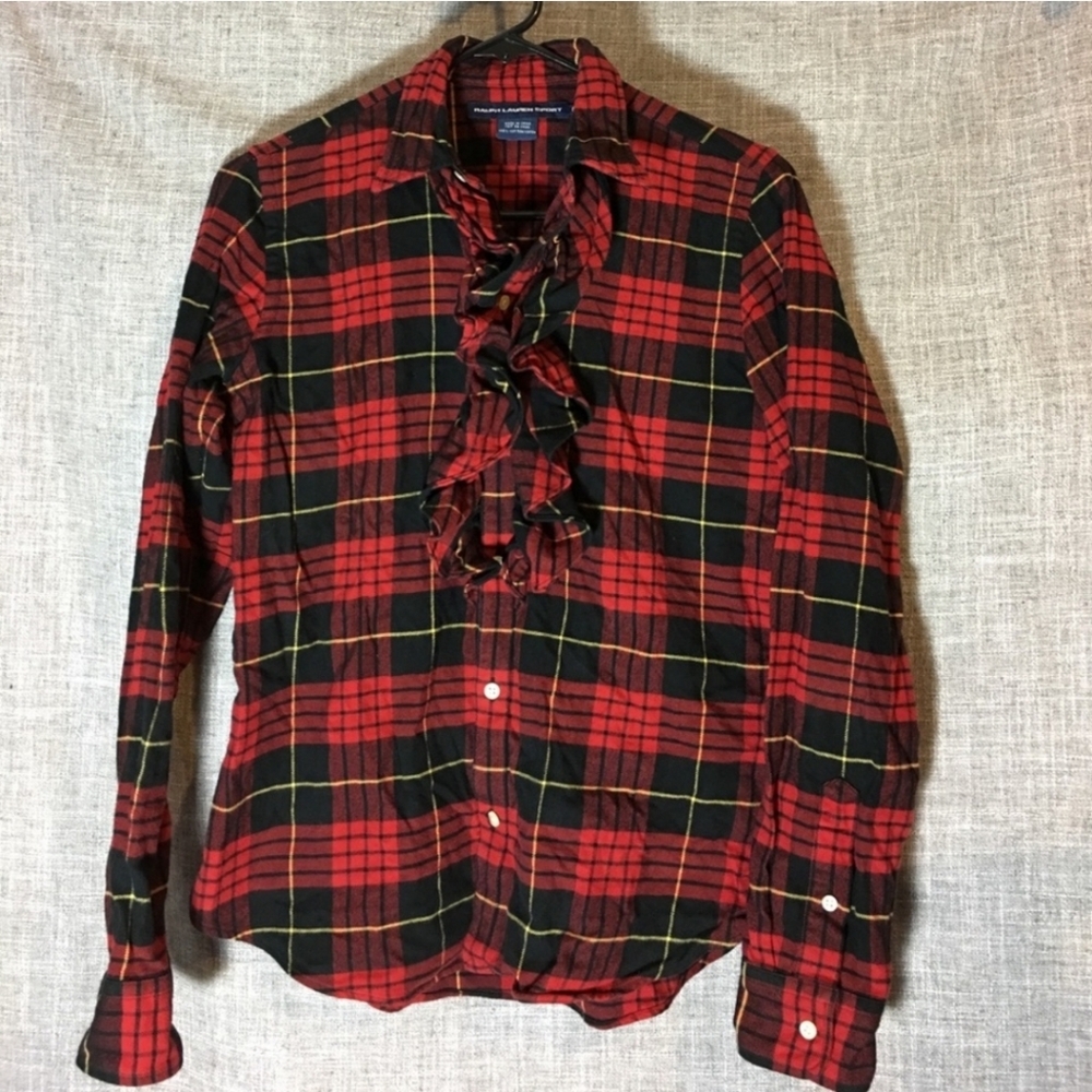 Ralph Lauren Sport Flannel Top